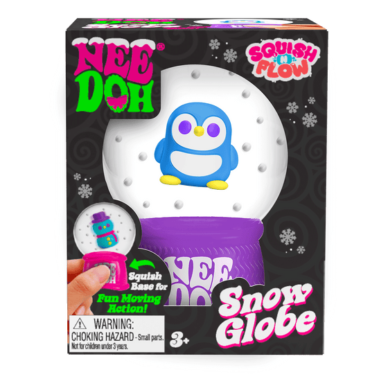 NeeDoh Squish N Flow Snow Globe CPIR